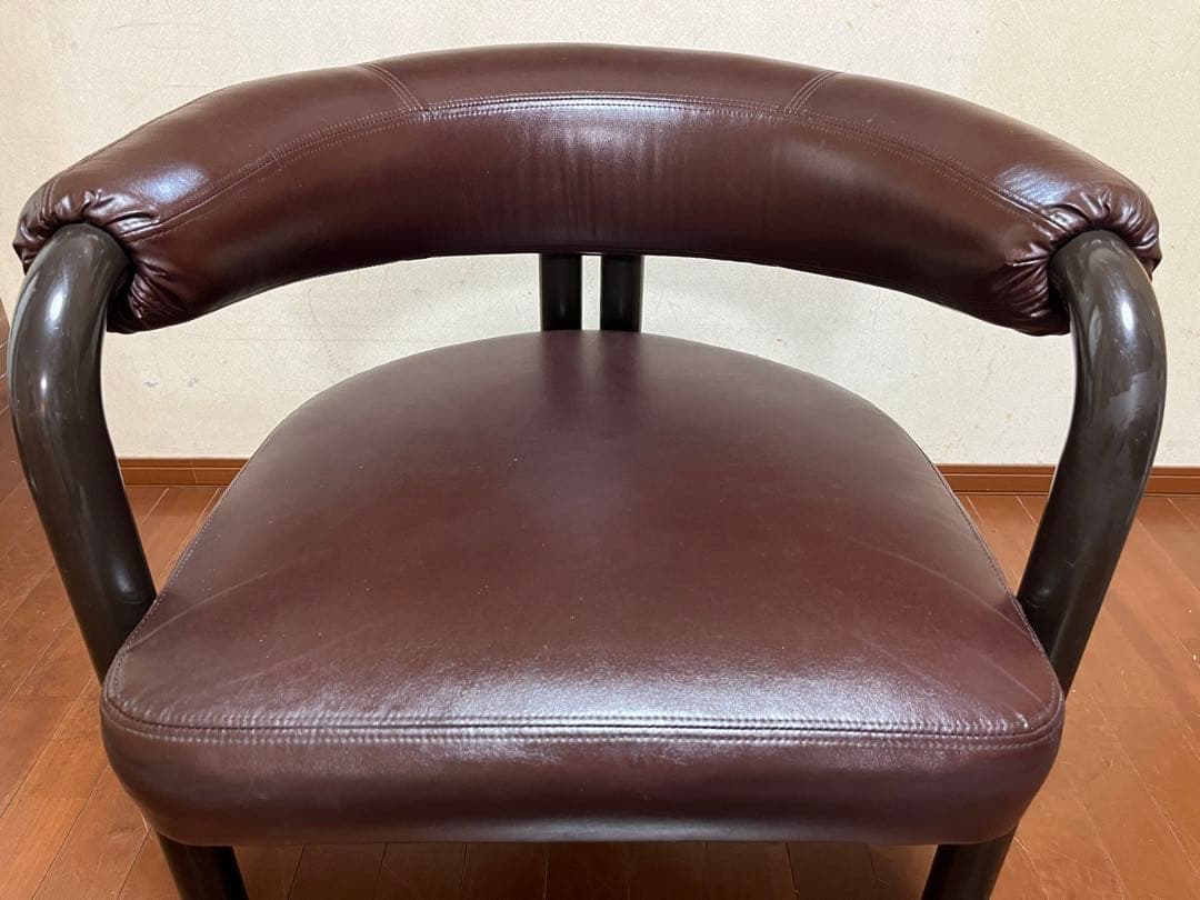 【すし　MOBILIA】　モビリア　革シングルソファ　日本創業③