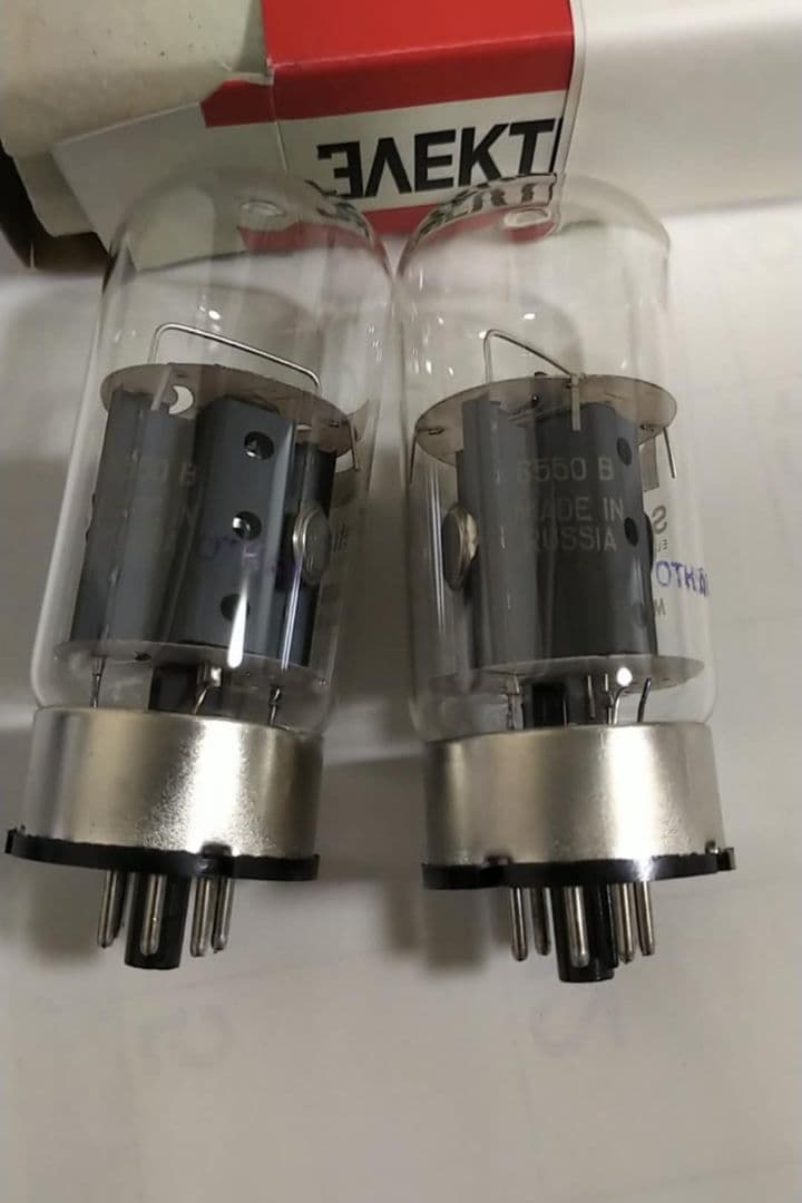 真空管 6550B 出力管　SVETLANA 製品 2本