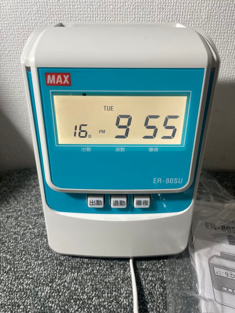 MAX タイムレコーダー　ER-80SU