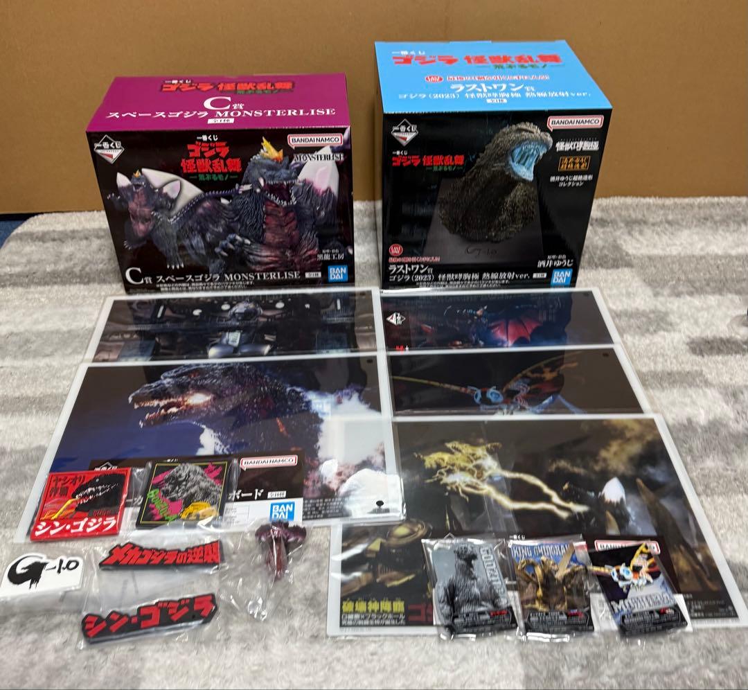 一番くじ ゴジラ 怪獣乱舞 Ｃ賞 スペースゴジラ ラストワン賞 計16点