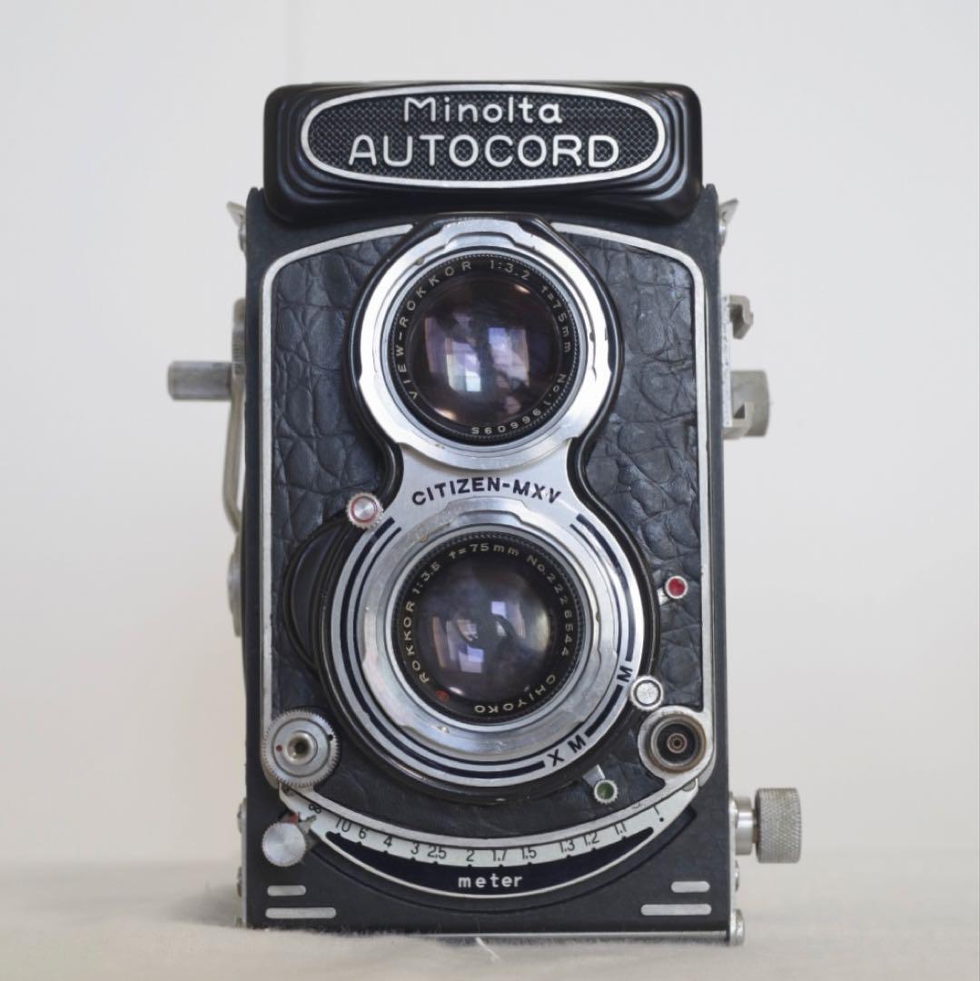 ミノルタ オートコード 希少 RA型 4x4 4x5マスク付 分解清掃済