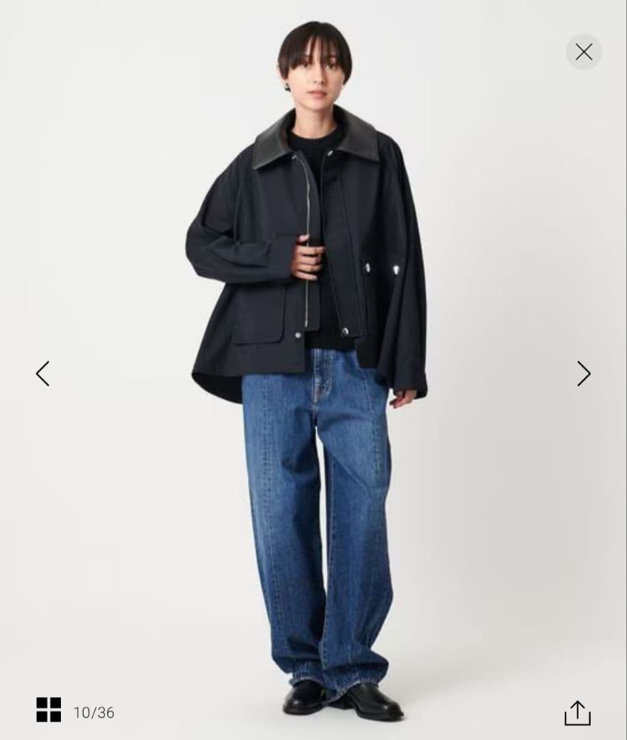 きりん様　UA別注THE RERACS リラクス ミディアム ポンチョ ブルゾン