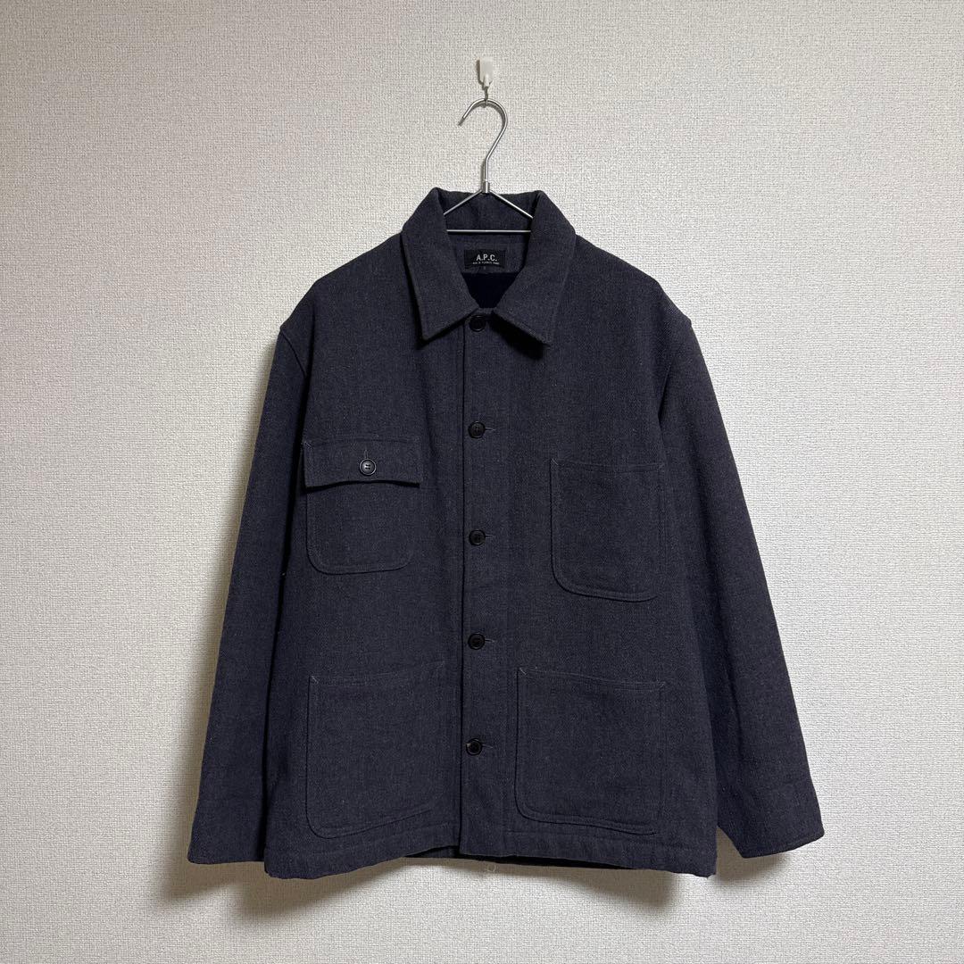 90s A.P.C アーペーセー カバーオール メランジ ウール フランス製