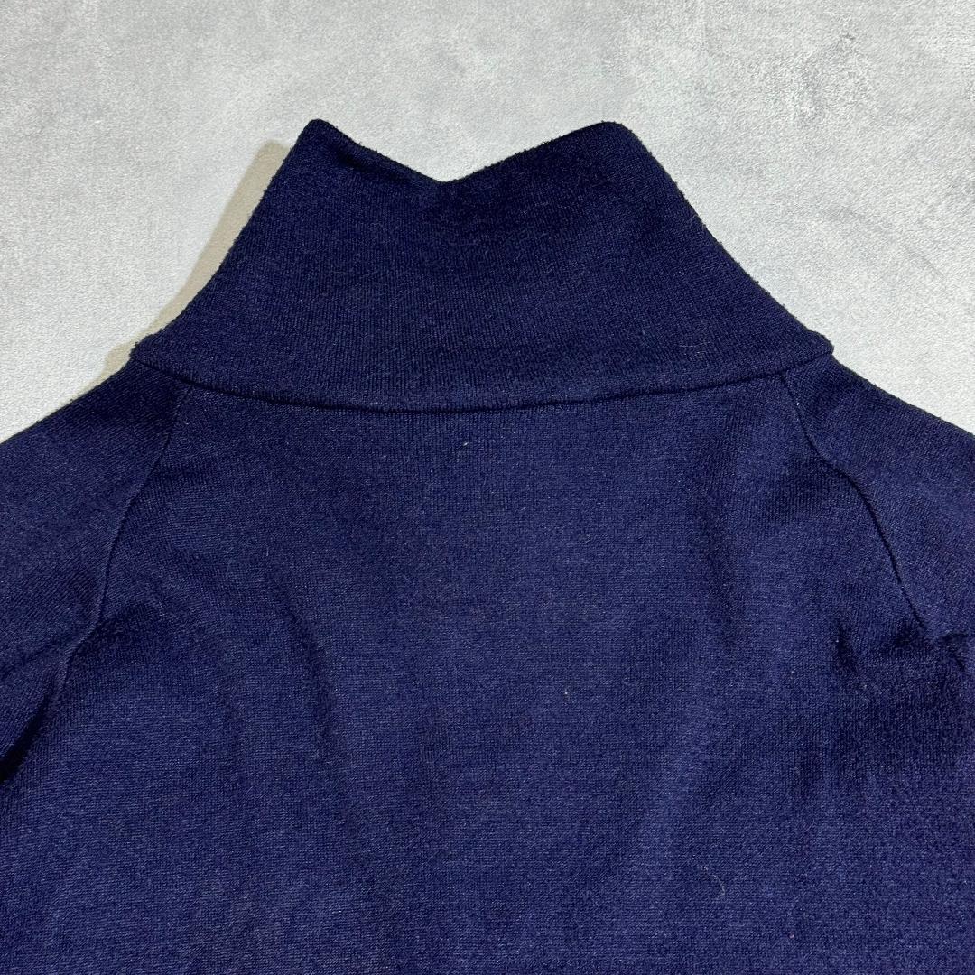 80s デカタグ Patagonia パタゴニア ネイビー　パイル DM848