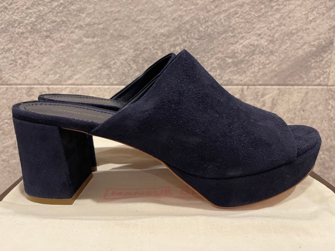 【limoncello】MANSUR GAVRIEL ネイビー ミュール