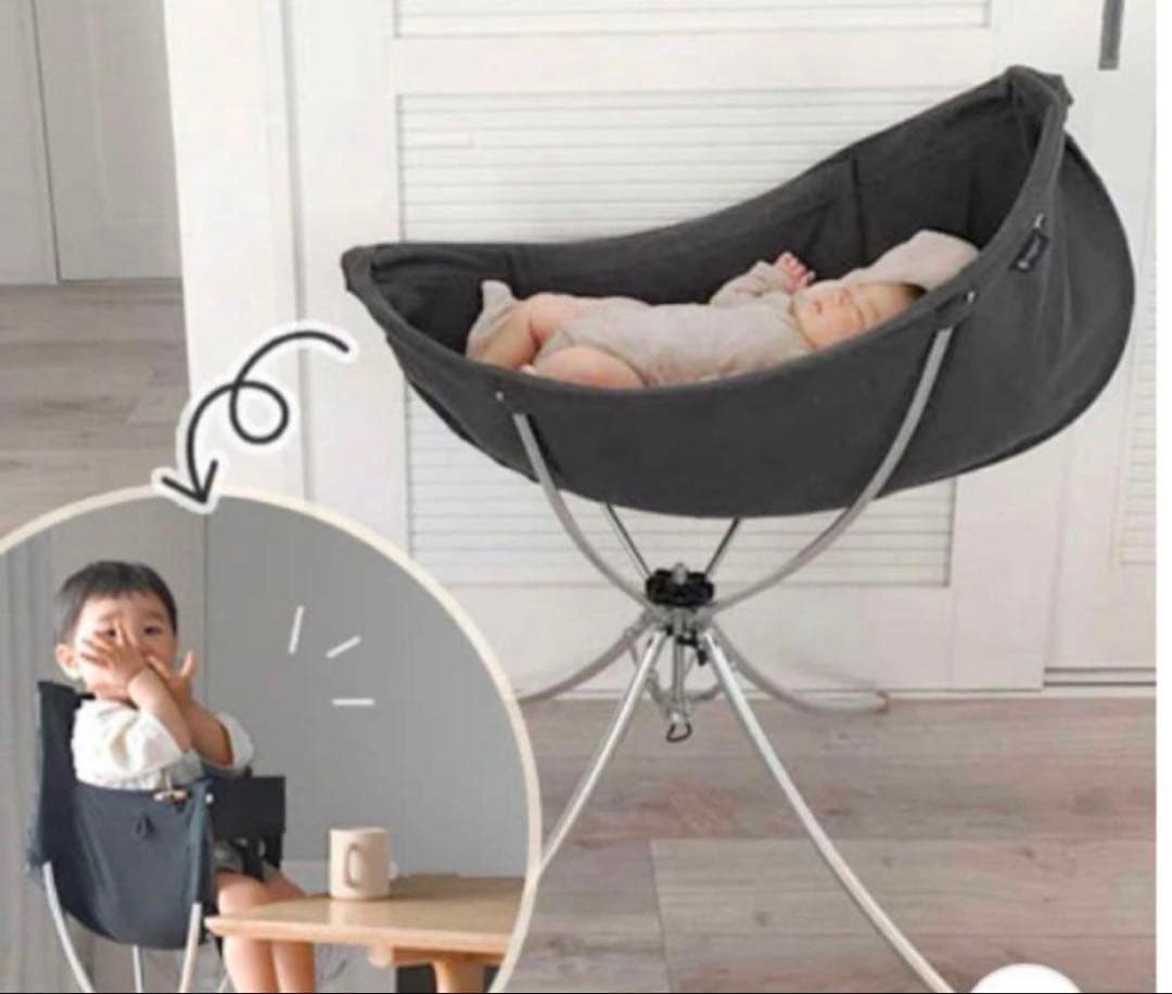 vaggaro スリーウェイベビーチェア　黒