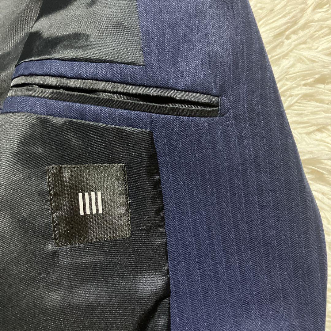 【curryche】スーツセレクト　セットアップ　3P ネイビー　Y4