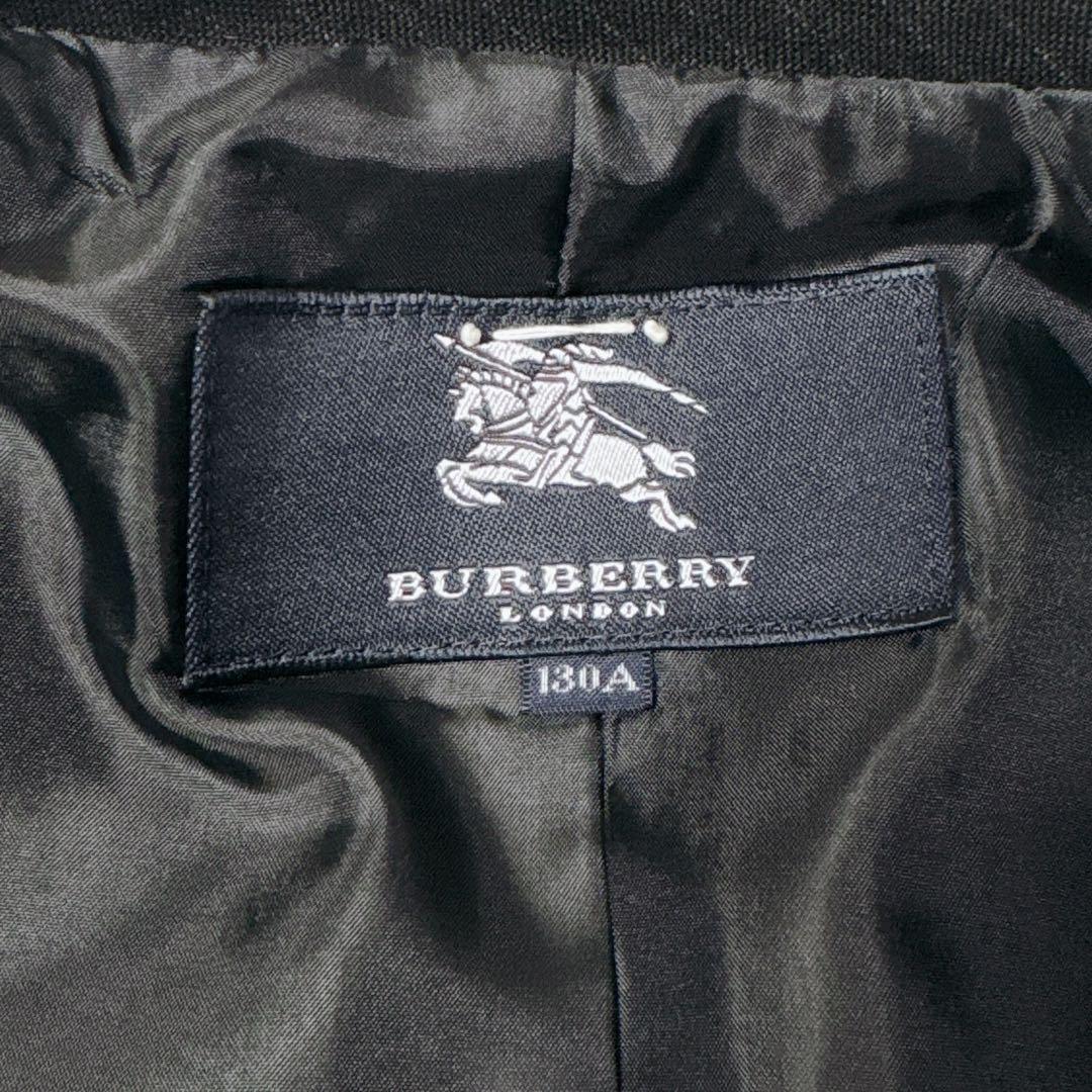 【美品】BURBERRY LONDON 男の子 セレモニースーツ 黒 卒園式