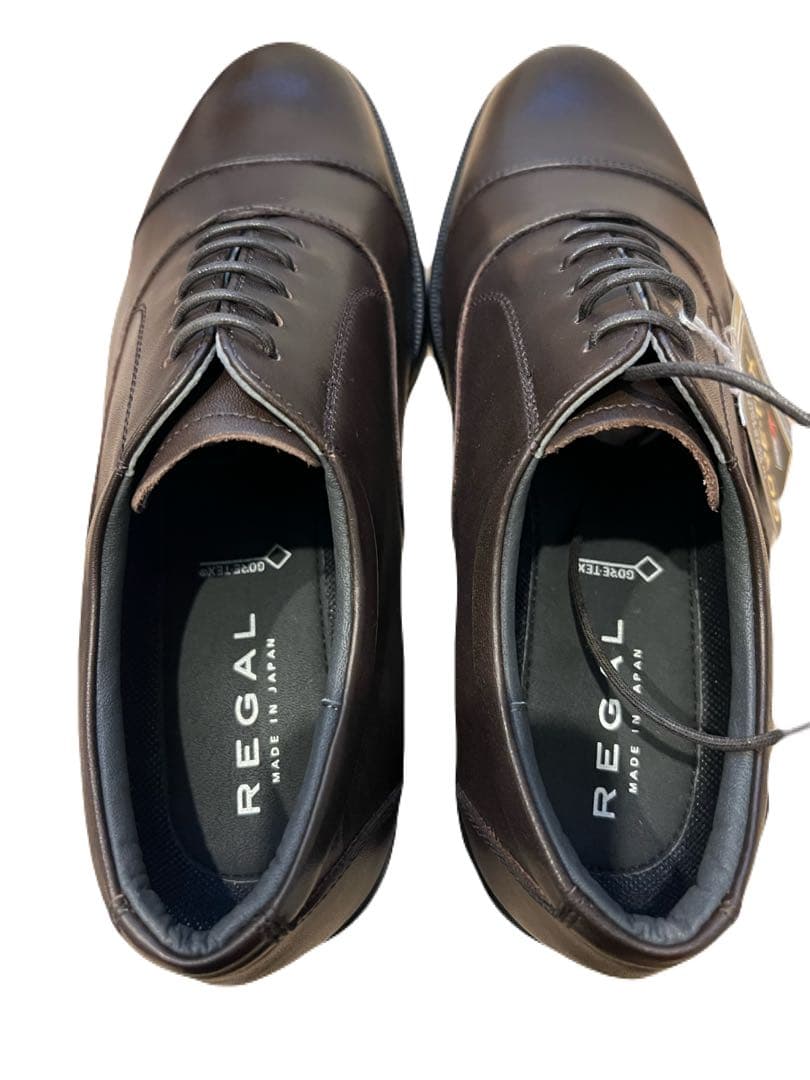 【未使品】REGAL　GORE-TEX　ビジネスシューズ　ブラウン　箱無し