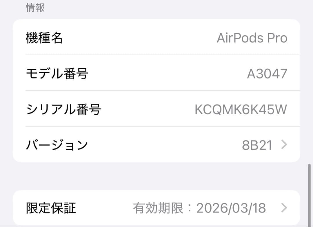 AirPods Pro2第2世代 USB Type-C