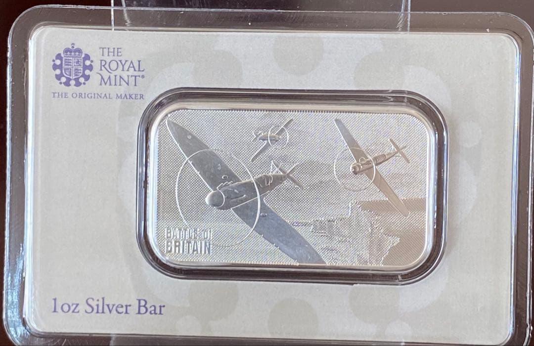 ☆限定5000枚☆バトルオブブリテン 1オンス シルバーバー ロイヤルミント