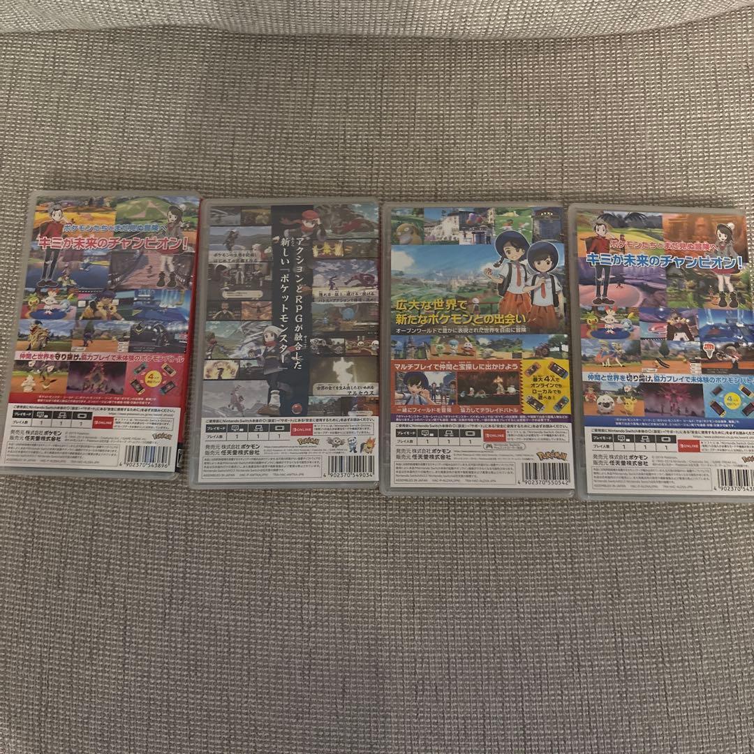 【動作確認済み】ポケモン ソフト 4本セット