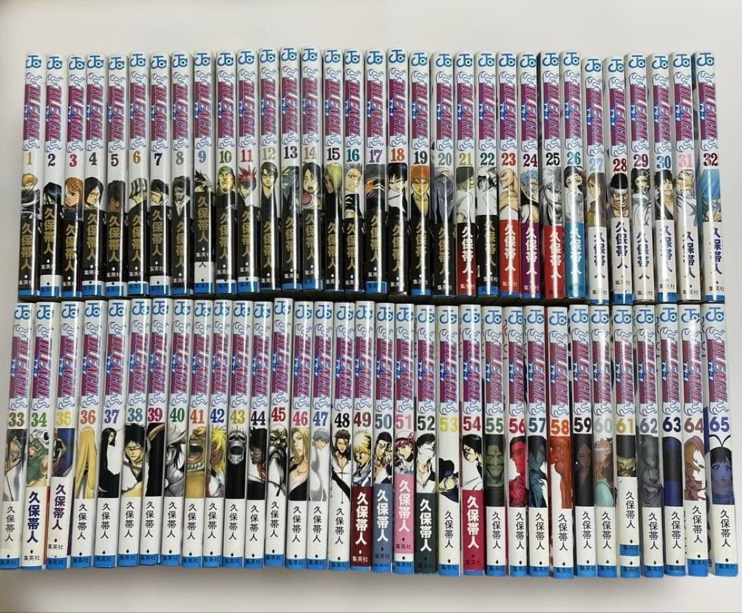 ブリーチ1〜65巻　漫画　アニメ　名作　ジャンプ　死神　BLEACH
