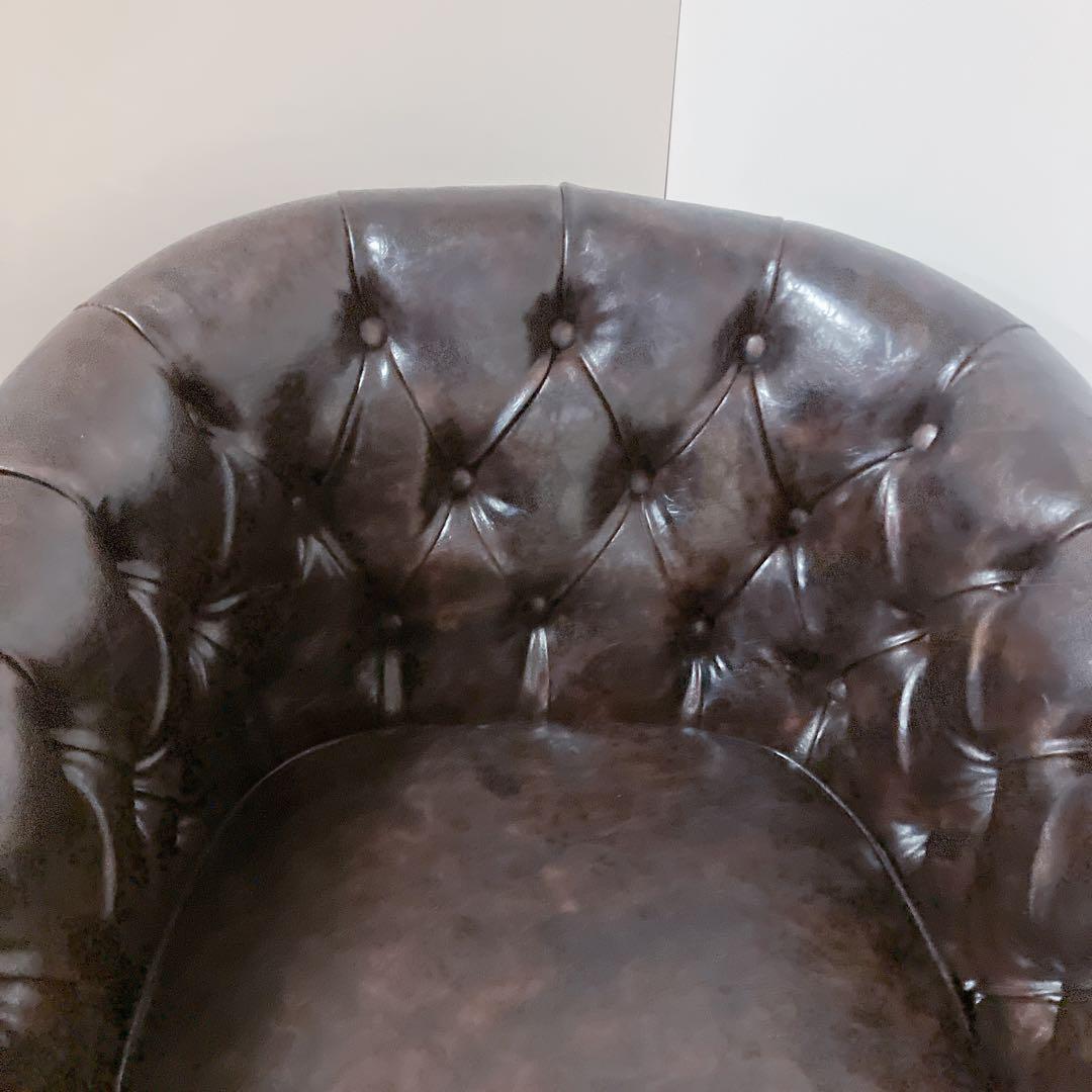 VINCENT ヴィンセント　1人掛け　ソファー　チェア　アンティーク調　PU