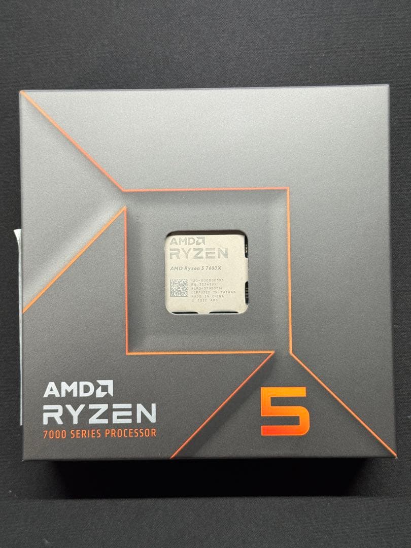 Ryzen 5 7600X と B650M-E WIFIのセット