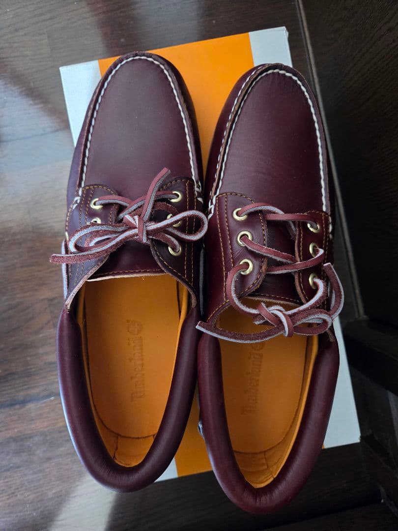 新品 Timberland 3eye Burgundy 27cm