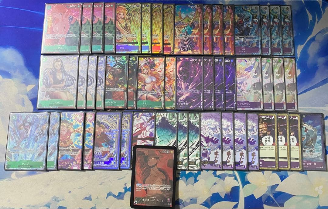 緑紫ルフィ デッキ フルパラ おまけ付き