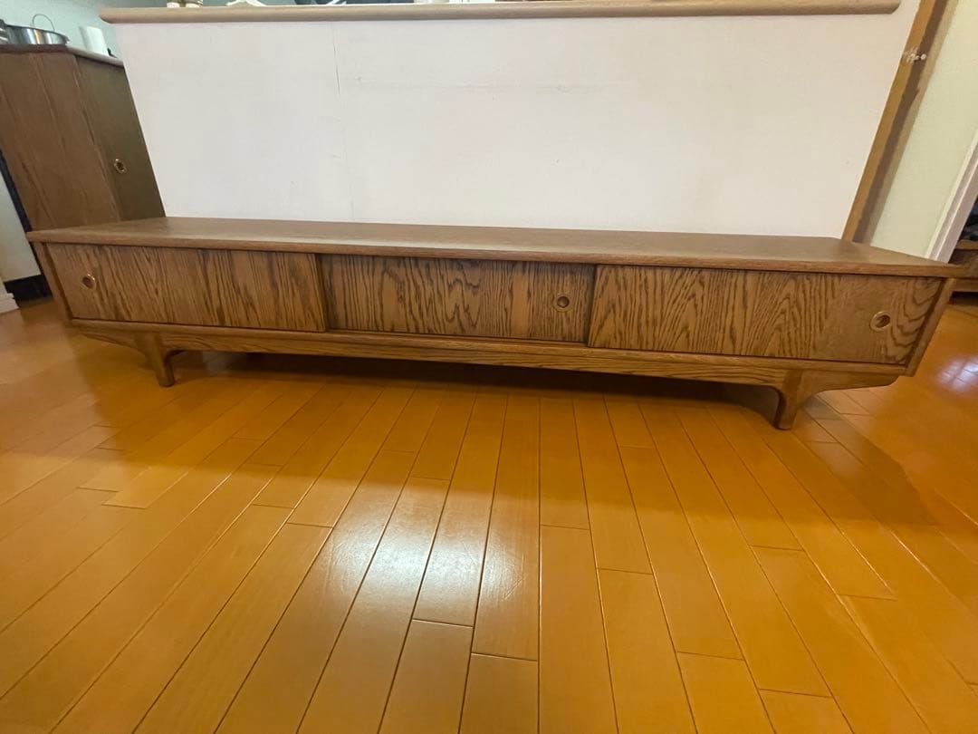 リセノインテリア　TVボード silta 180cm ブラウン　ウッド扉