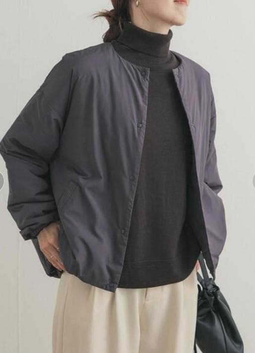 ☆りさん専用☆UR TECH 撥水ポケッタブル中綿ブルゾン チャコールグレー