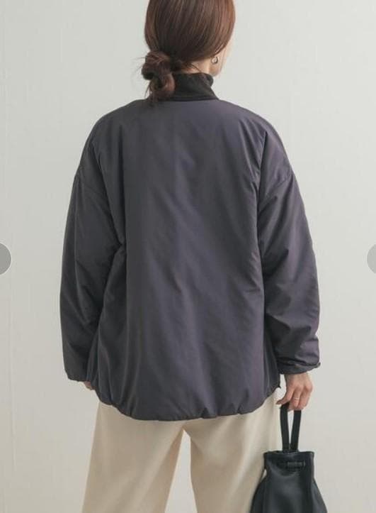 ☆りさん専用☆UR TECH 撥水ポケッタブル中綿ブルゾン チャコールグレー