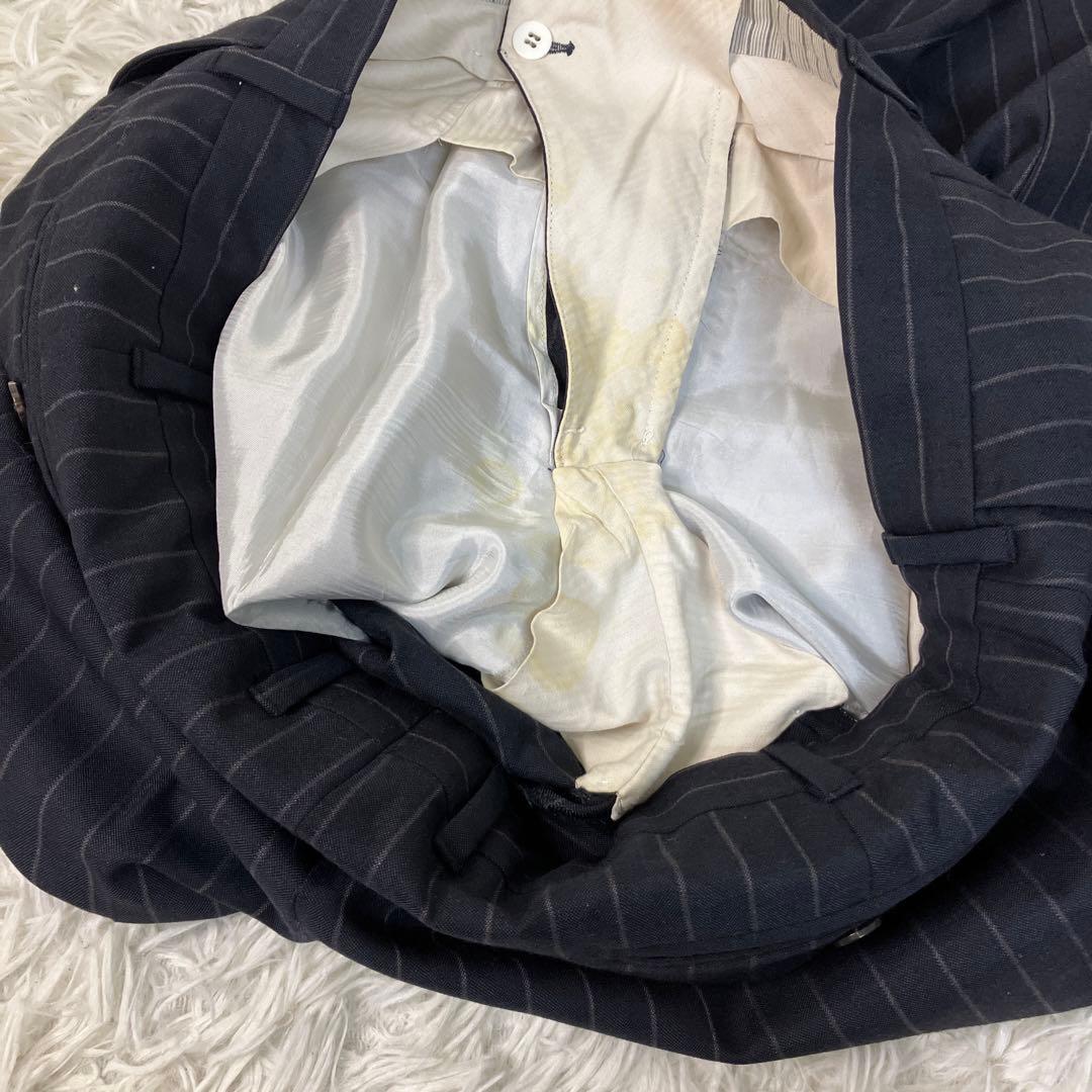 外観美品Ermenegildo Zegna ネイビースーツ　15milmil15