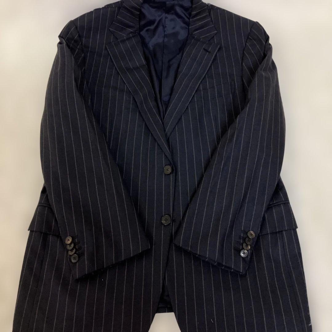 外観美品Ermenegildo Zegna ネイビースーツ　15milmil15