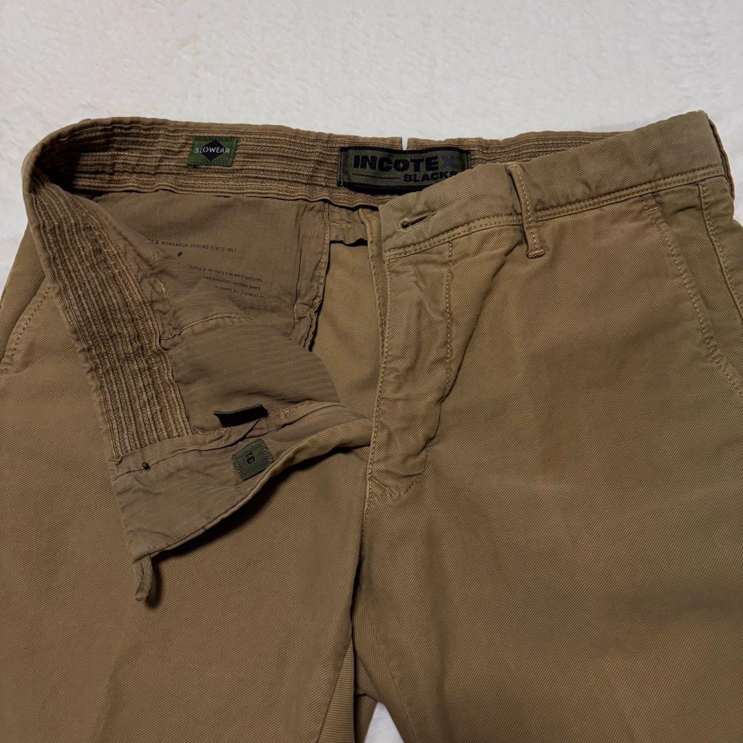 ✨ 良品 INCOTEX チノパン スリムフィット スラックス