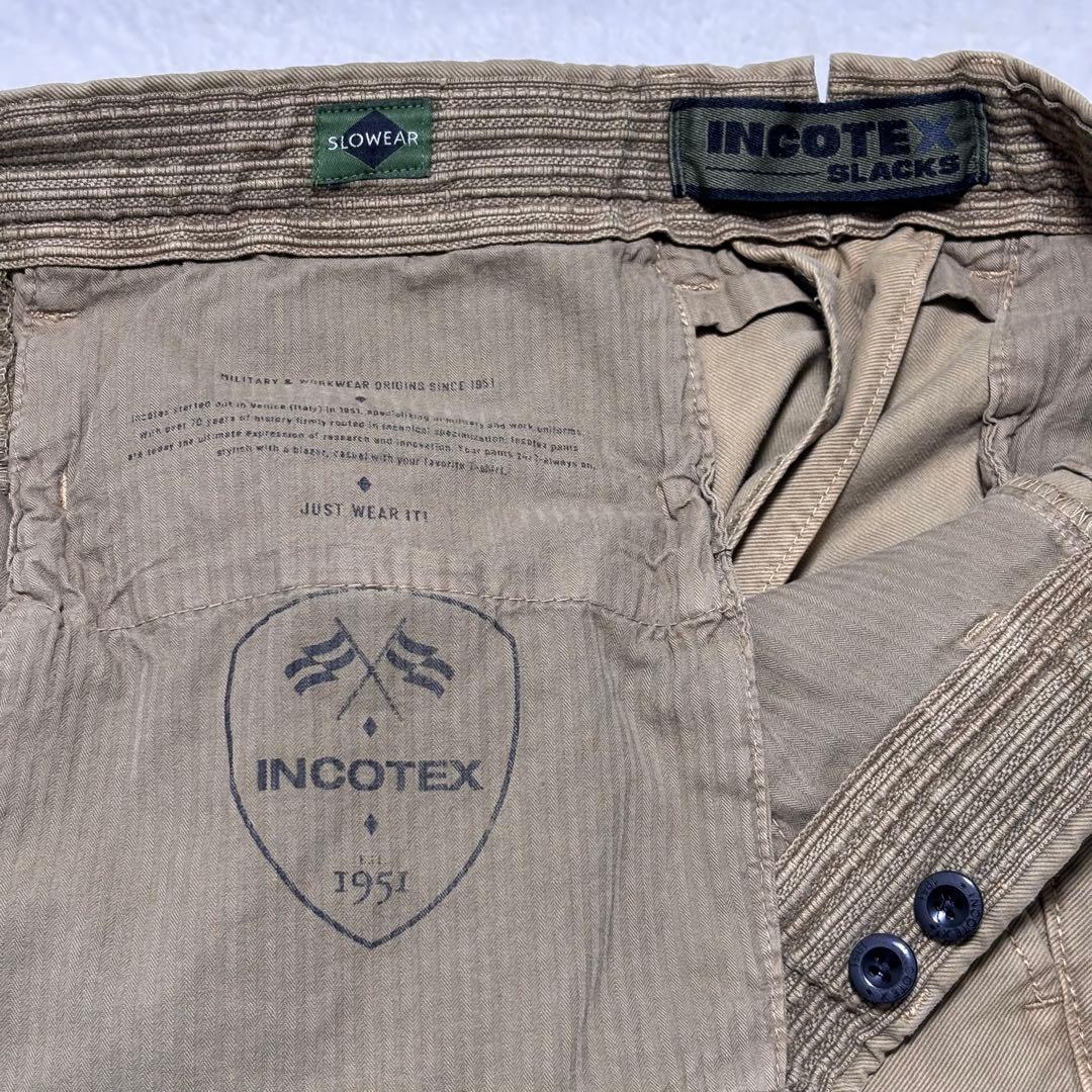 ✨ 良品 INCOTEX チノパン スリムフィット スラックス