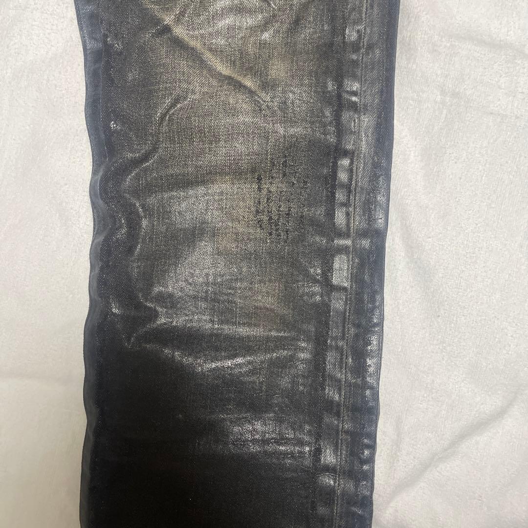 dior homme エディ期　ラスター　コーティングデニム　32