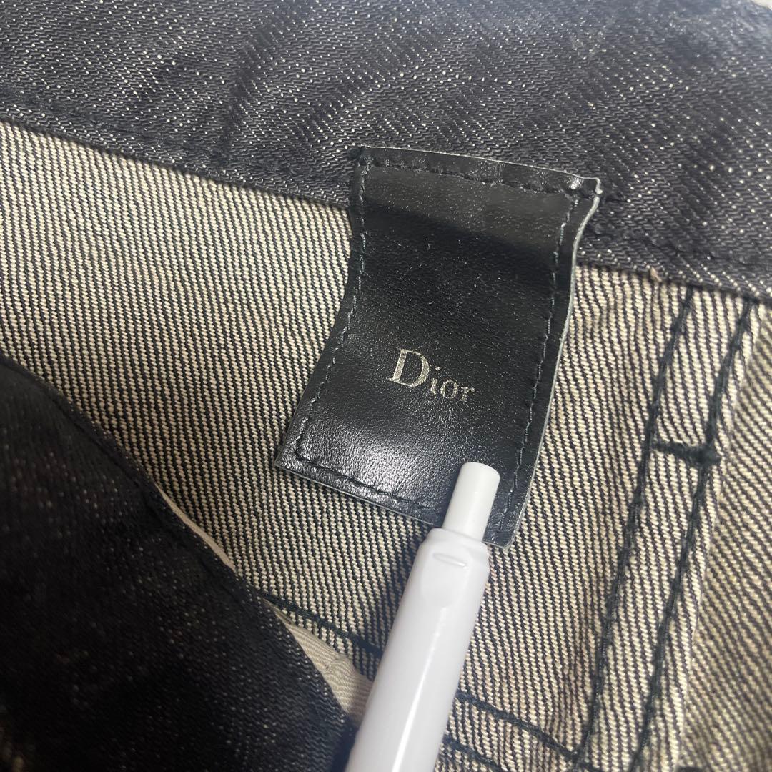 dior homme エディ期　ラスター　コーティングデニム　32