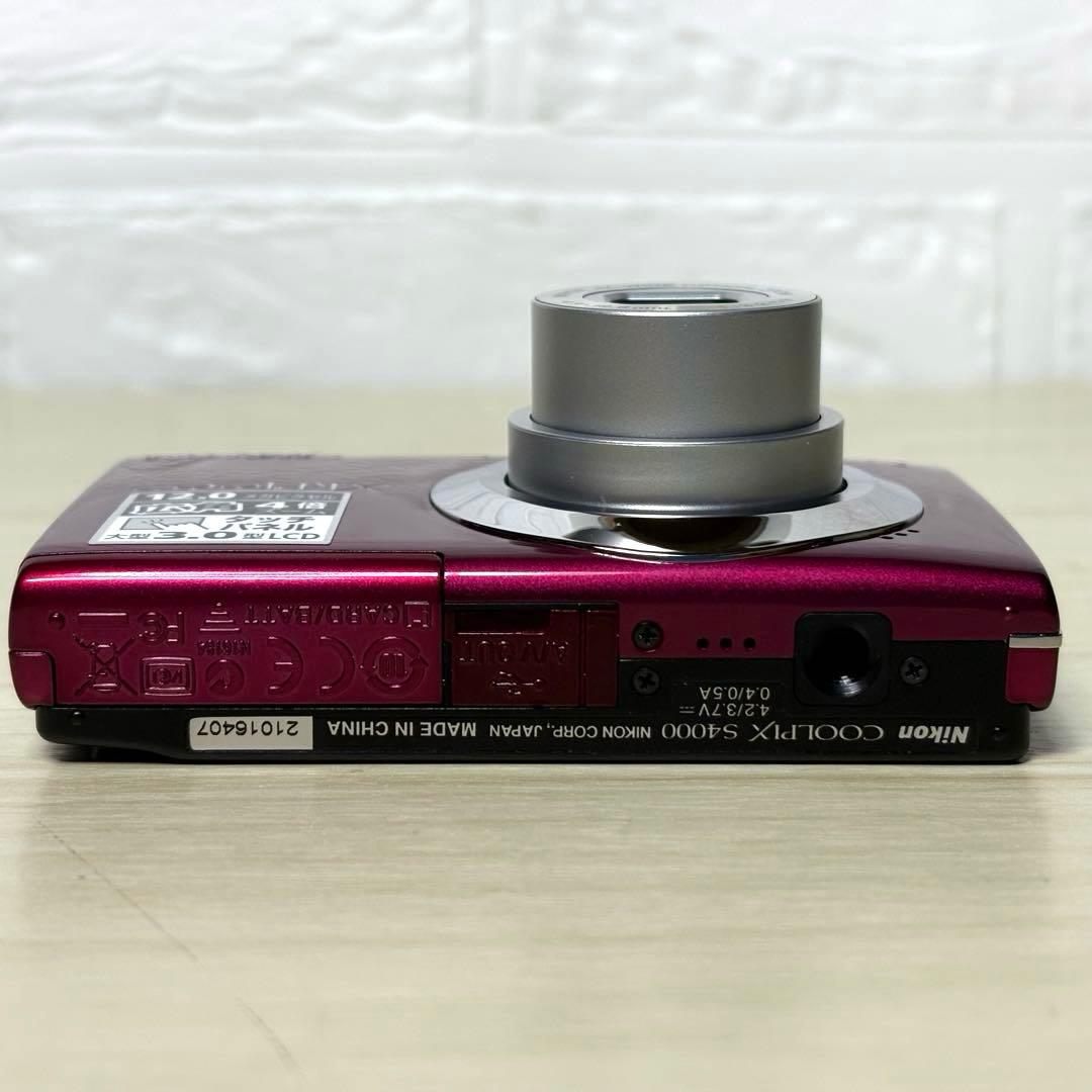 【美品セット】Nikon COOLPIX S4000 ニコン ピンク SDカード