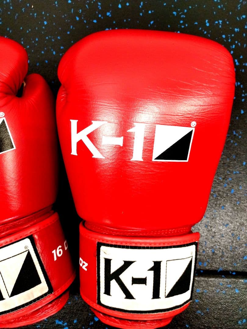 K-1 ボクシンググローブ 16oz 赤