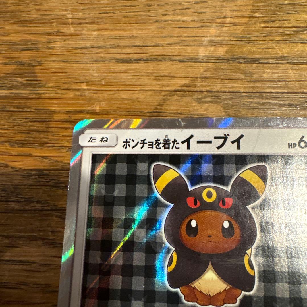 ポンチョを着たイーブイ ブラッキー プロモ 141/SM-P