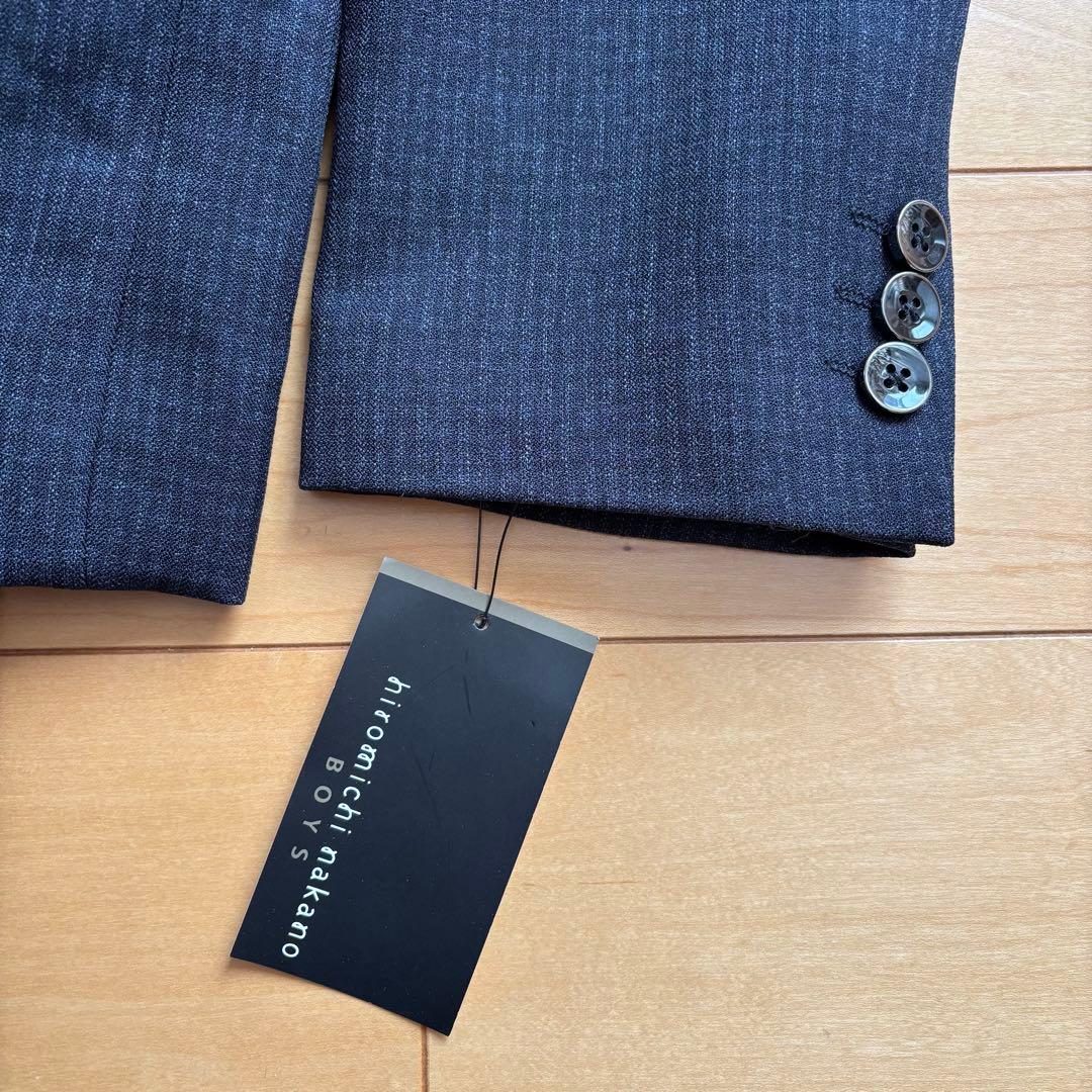 【新品】 キッズフォーマル スーツ 150 卒業式 男の子 完品 ネイビー