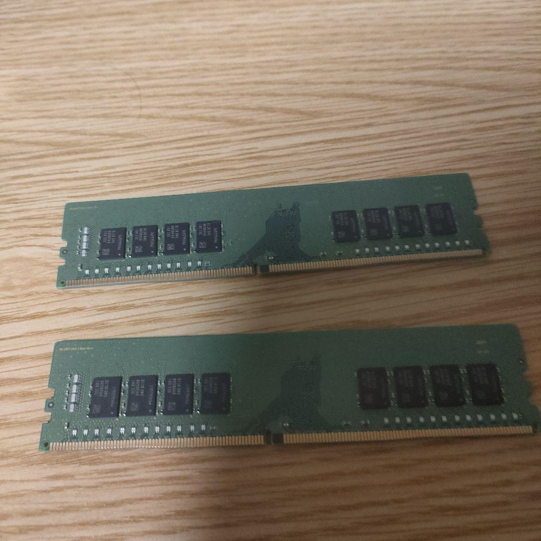Samsung 16GB DDR4 メモリ 2666MHz 2枚組(32GB)