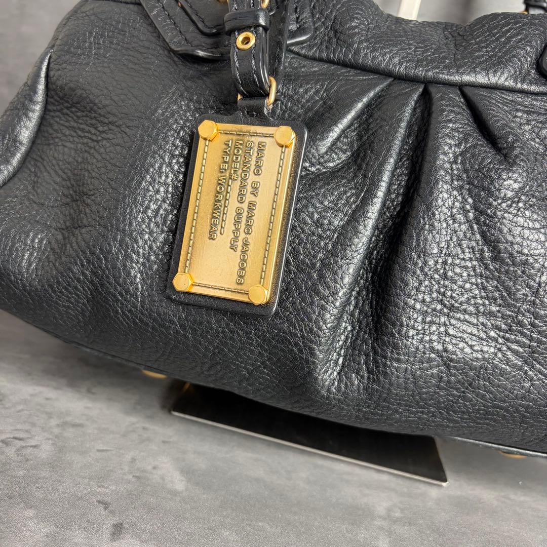 MARC BY JACOBS ハンドバッグ ホーボー レザー Y2K ブラック