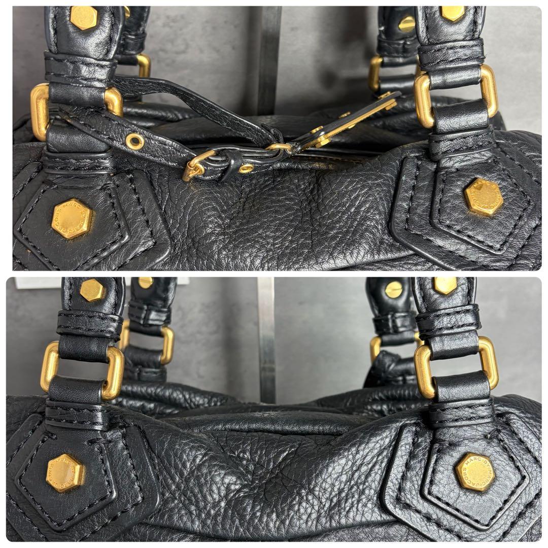 MARC BY JACOBS ハンドバッグ ホーボー レザー Y2K ブラック