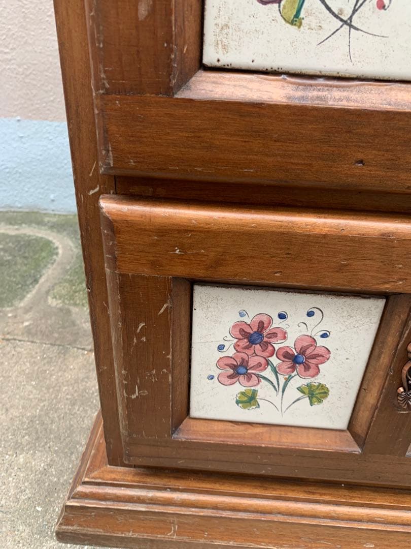 アクタス　タイル　チェスト　木製　バレンシア　スペイン家具