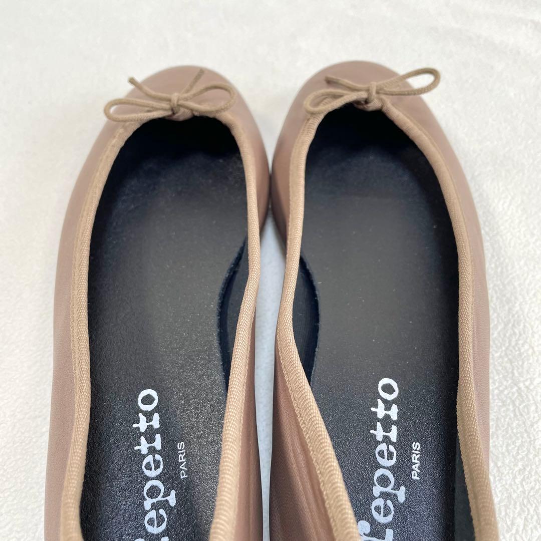 極美品・未使用級✨レペット フラット バレエシューズ レザー モカ 36.5
