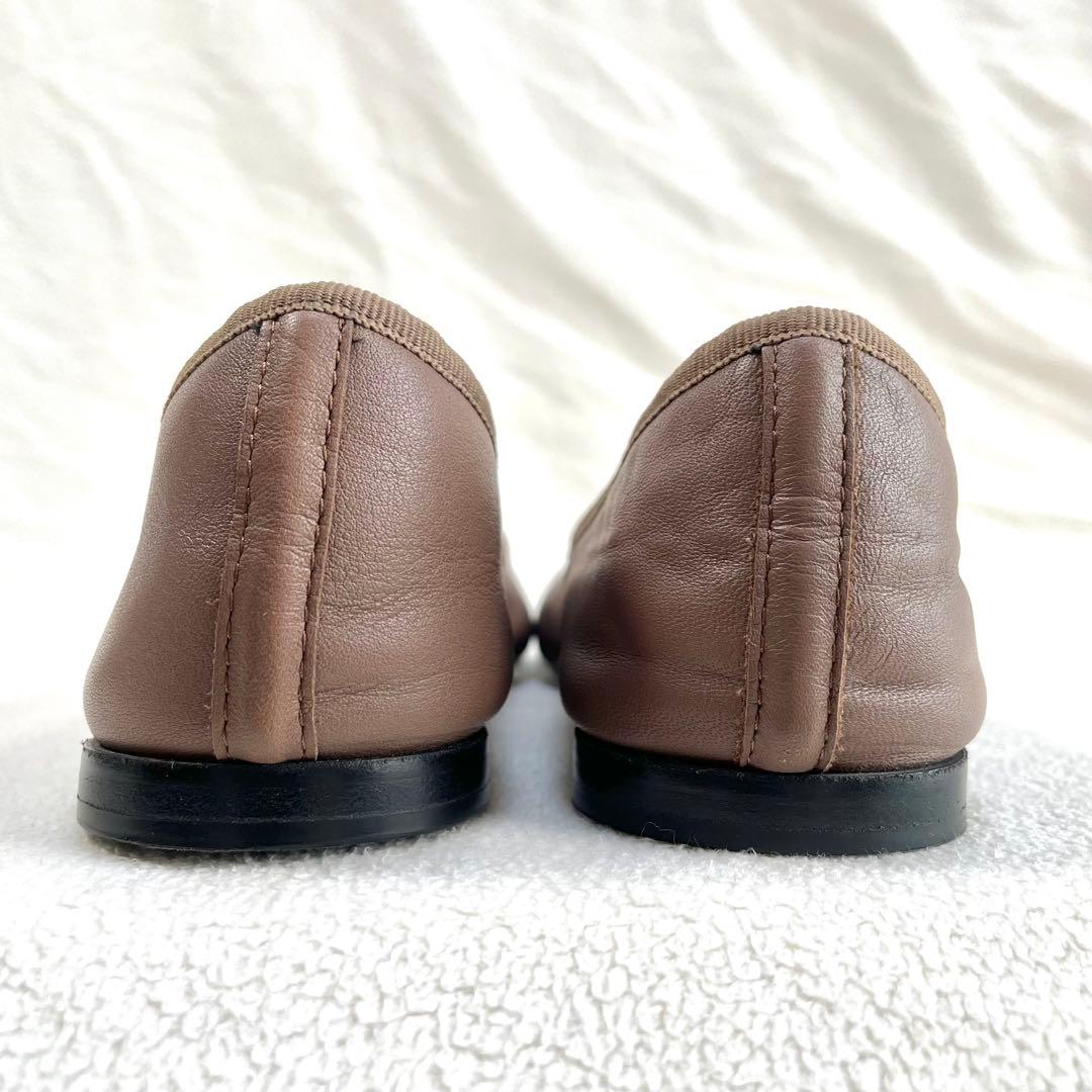 極美品・未使用級✨レペット フラット バレエシューズ レザー モカ 36.5