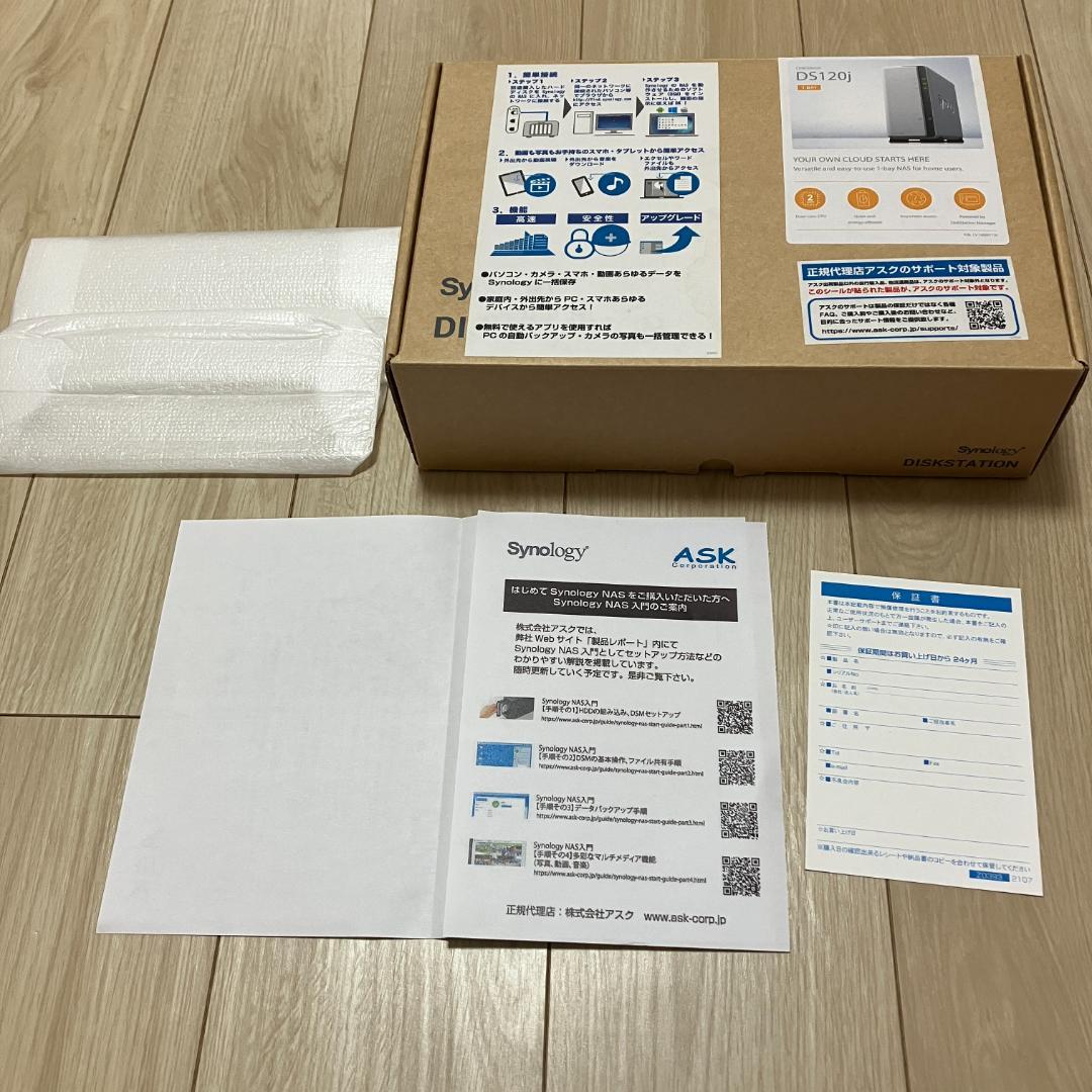 外付けハードディスク・ドライブ Synology DS120j NAS