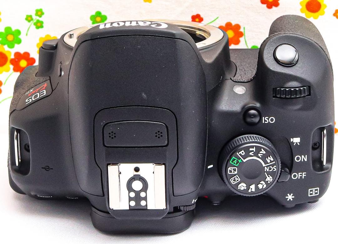 美品 キャノン Canon Kiss X7i☆高倍率レンズ付☆スマホに転送☆