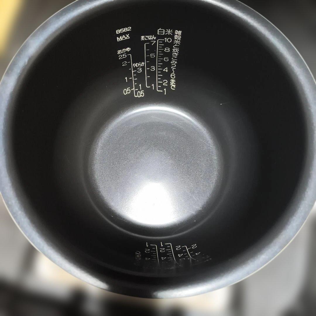 圧力IH炊飯器1升炊き NP-BK18 黒 1370W