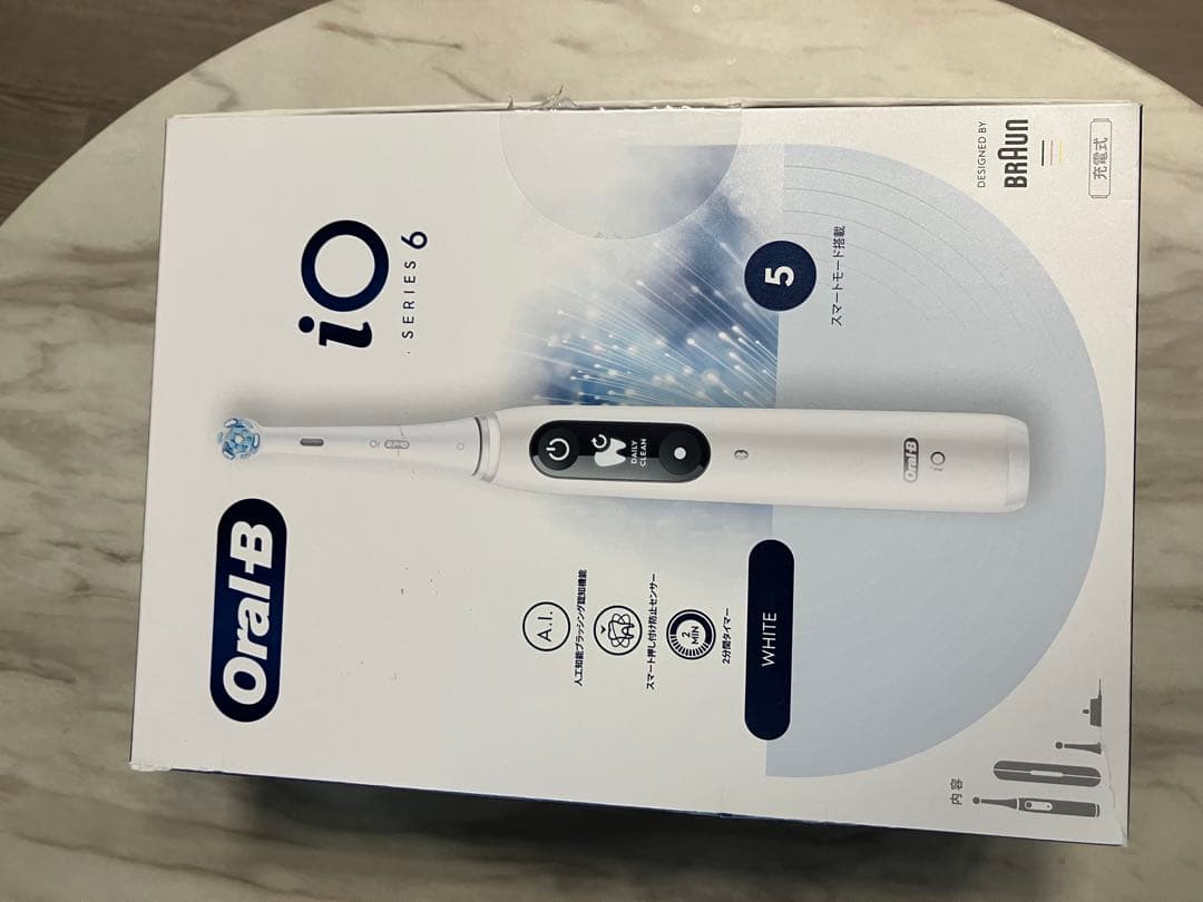 電動歯ブラシ Oral-B iO Series 6 ホワイト 本体