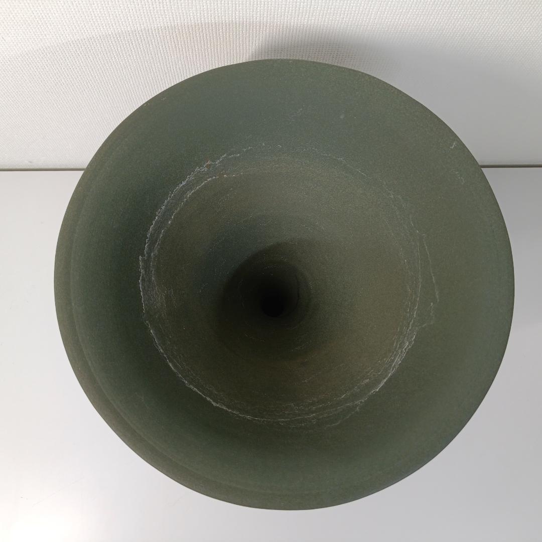 【良品】池坊 いけばな 陶器 花器 花瓶 華道具