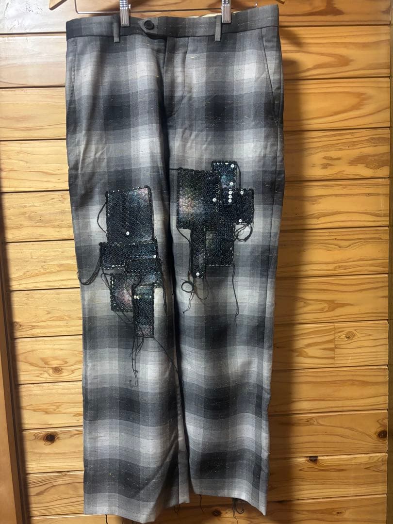 パンツ MASU RAINBOW DUST FLARE PANTS BLACK 46