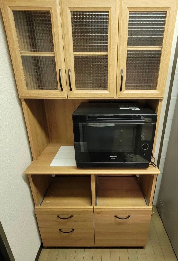 【ベランダ】B-COMPANY 食器棚　日本製