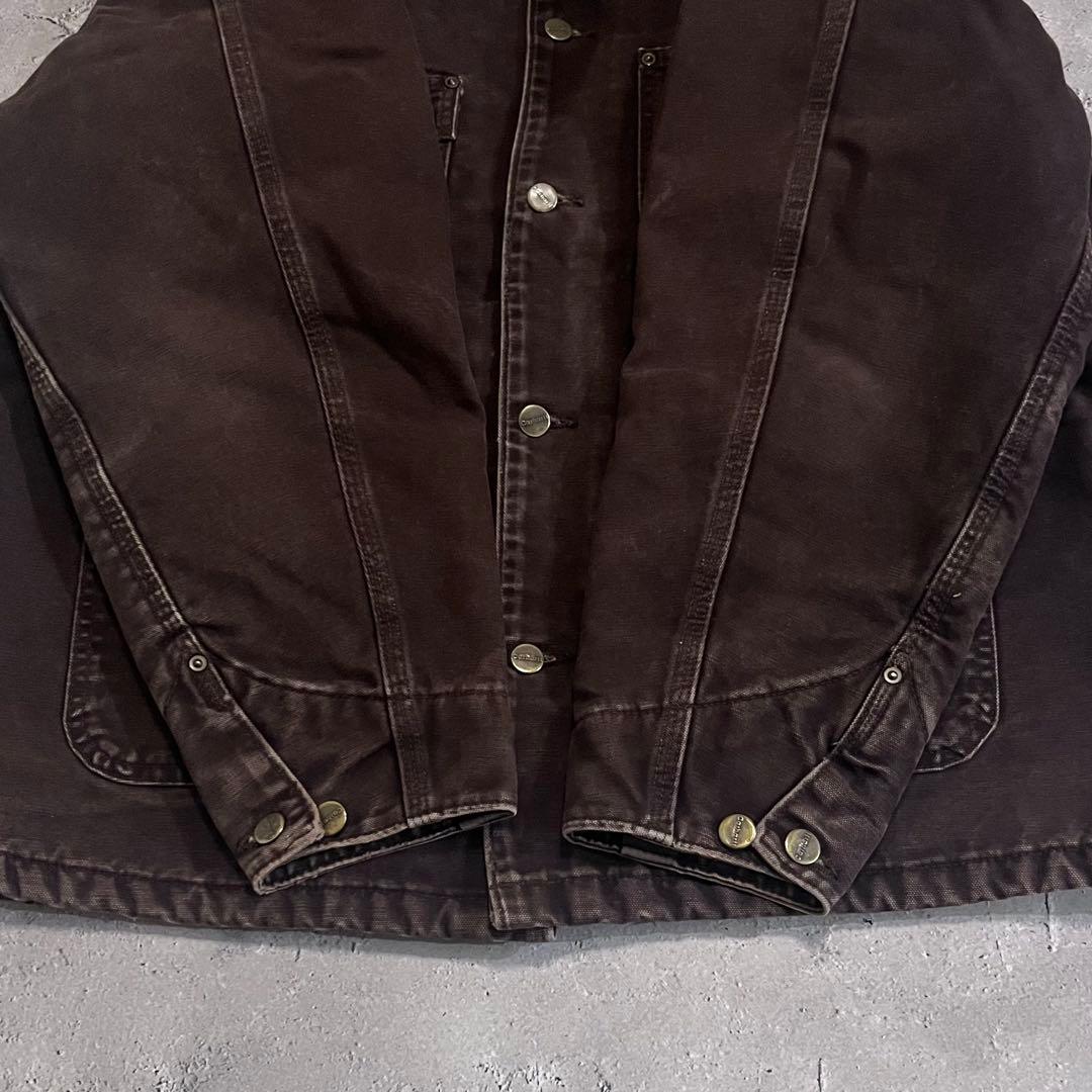 OVY大藤勇矢着用 カーハート ミシガンチョアコート ブラウン ダックジャケット