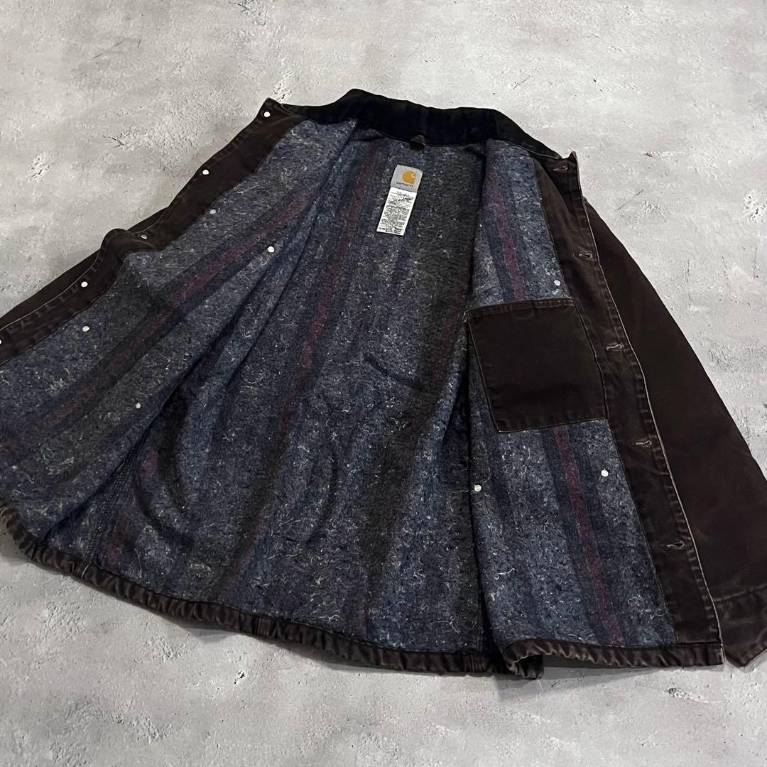 OVY大藤勇矢着用 カーハート ミシガンチョアコート ブラウン ダックジャケット