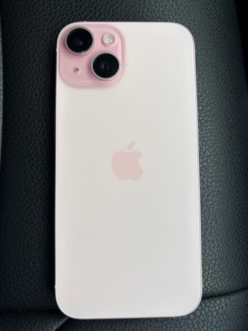 iPhone15 128GB ピンク カメラ部分若干傷